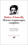 Oeuvres romanesques compltes, tome 1 par Barbey d'Aurevilly
