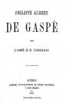 Philippe Aubert de Gasp par Casgrain