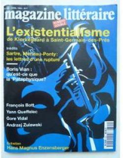 Le Magazine Littraire n 320     L'existentialisme, de Kierkegaard  Saint-Germain-Des-Prs par Magazine Littraire