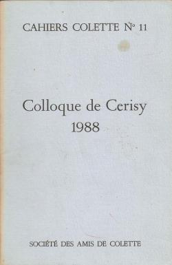 Cahiers Colette, n11 par Cahiers Colette