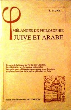 Mélanges de philosophie juive et arabe - Salomon Munk - Babelio
