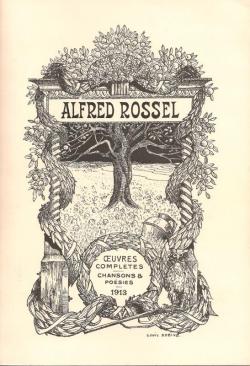Chansons et poesies : oeuvres completes par Alfred Rossel