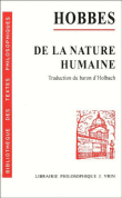 De la nature humaine par Thomas Hobbes