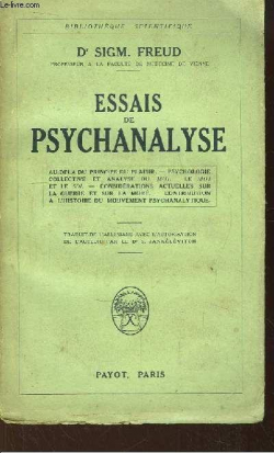 Au-del du principe de plaisir par Sigmund Freud