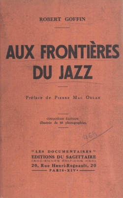 Aux frontires du jazz par Robert Goffin