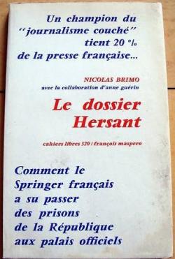 Le dossier Hersant par Nicolas Brimo