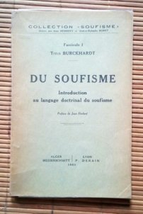 Du soufisme : introduction au langage doctrinal du soufisme par Titus Burckhardt