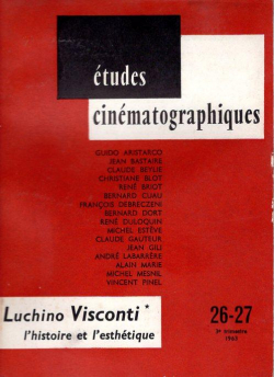 Etudes cinmatographiques, n26-27 : Luchino Visconti par Revue Etudes cinmatographiques