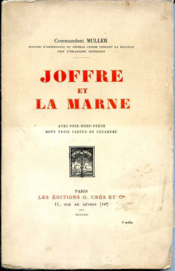 Joffre et La Marne par Commandant Muller