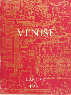 L'Amour de l'Art - 1950 : Venise par Revue L'Amour de l'Art