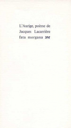L'Aurige par Jacques Lacarrire