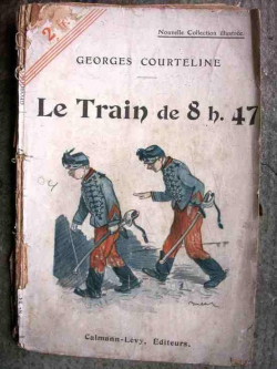 La Vie de Caserne - Le train de 8h47 - Illustrations d' Albert Guillaume par Georges Courteline