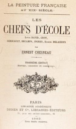 Les Chefs d'cole par Ernest Chesneau