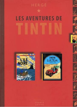 Les aventures de Tintin - Album double : L'le noire - Tintin au pays de l'or noir par  Herg