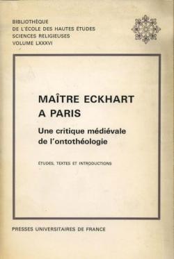 Matre Eckhart  Paris par Matre Eckhart