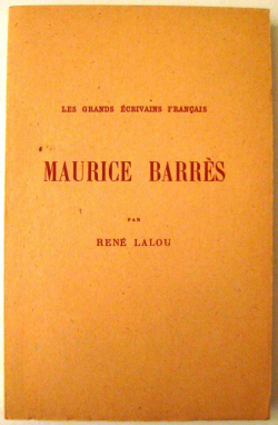 Maurice Barrs par Ren Lalou