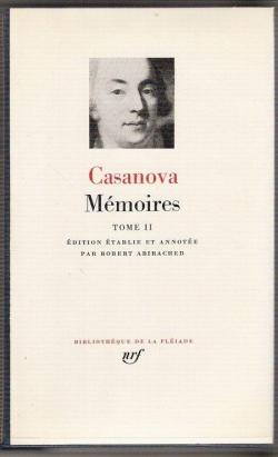 Mmoires - La Pliade, tome 2/2 : 1756-1763 par Giacomo Casanova