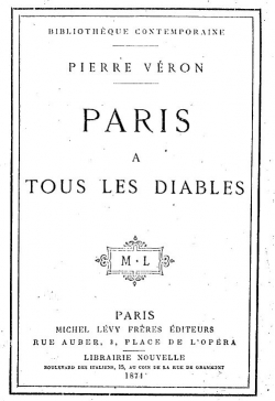 Paris  tous les diables par Pierre Vron