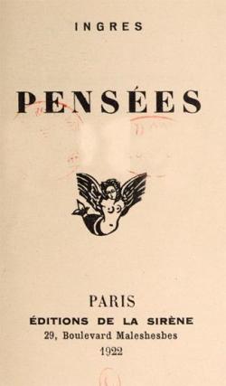 Penses par Jean-Auguste-Dominique Ingres