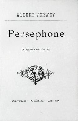 Persephone par Albert Verwey