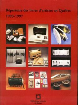 Rpertoire des livres d'artistes au Qubec 1993-1997 par Sylvie Alix