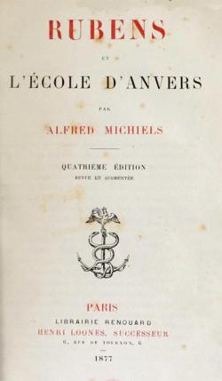 Rubens et l'cole d'Anvers par Alfred Michiels