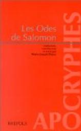 Les Odes de Salomon - Marie-Joseph Pierre - Babelio