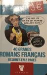 40 grands romans franais rsums en 2 pages par Blay-Foldex