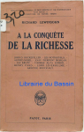 A la conqute de la richesse par Lewinsohn