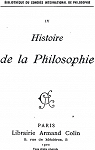 Bibliothque du Congrs international de philosophie Vol. 4 : Histoire de la Philosophie par 