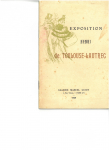 Exposition Henri de Toulouse Lautrec Galerie Marcel Guiot par Marcel Guiot