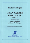 Fryderyk Chopin: Grande Valse Brillante, op.34 n.3 pour violon et piano par 