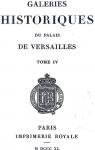Galeries historiques du palais de Versailles, tome 4 par Gavard