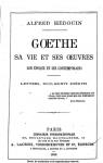 Goethe: Sa Vie Et Ses Oeuvres... par Hedouin