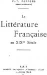 Histoire sommaire de la littrature franaise au XIXe sicle par Perrens