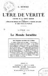Le monde isralite (1925) par Renooz
