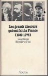 Les Grands discours qui ont fait la France par Brumfeld