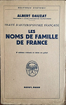 Les noms de famille de France par Dauzat