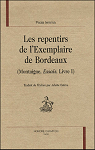 Les repentirs de l'Exemplaire de Bordeaux (Montaigne, Essais, Livre I) par Montaigne
