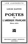 Potes de l'Amrique franaise, tome 2 par Dantin