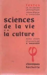 Sciences de la vie et de la culture par Dagognet