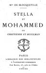 Stella et Mohammed, ou Chrtienne et musulman