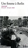 Une femme  Berlin : journal, 20 avril-22 juin 1945 par Enzensberger
