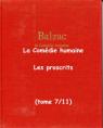 Louis Lambert - Les Proscrits - Jsus-Christ en Flandre par Balzac